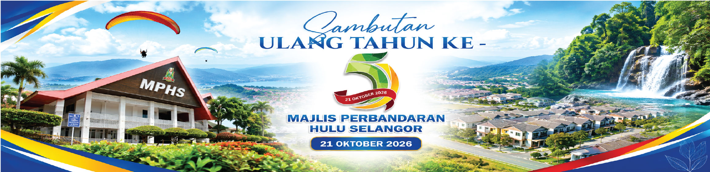 Banner 5 tahun perbandaran